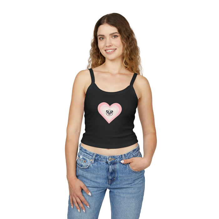 Panda Heart Crop Tank