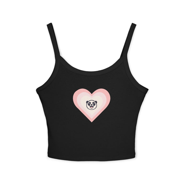 Panda Heart Crop Tank