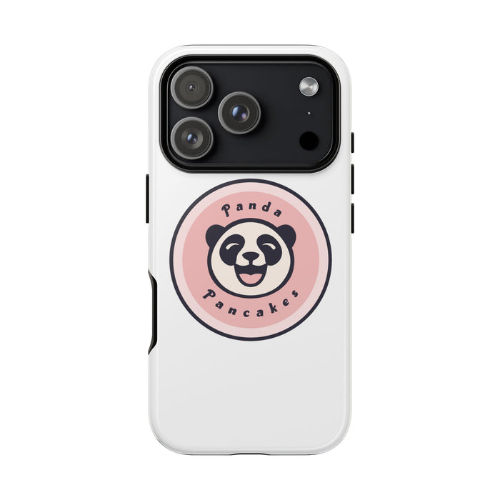 Panda Pancakes Tough Phone Case — Cute Pink Panda Protective Cover